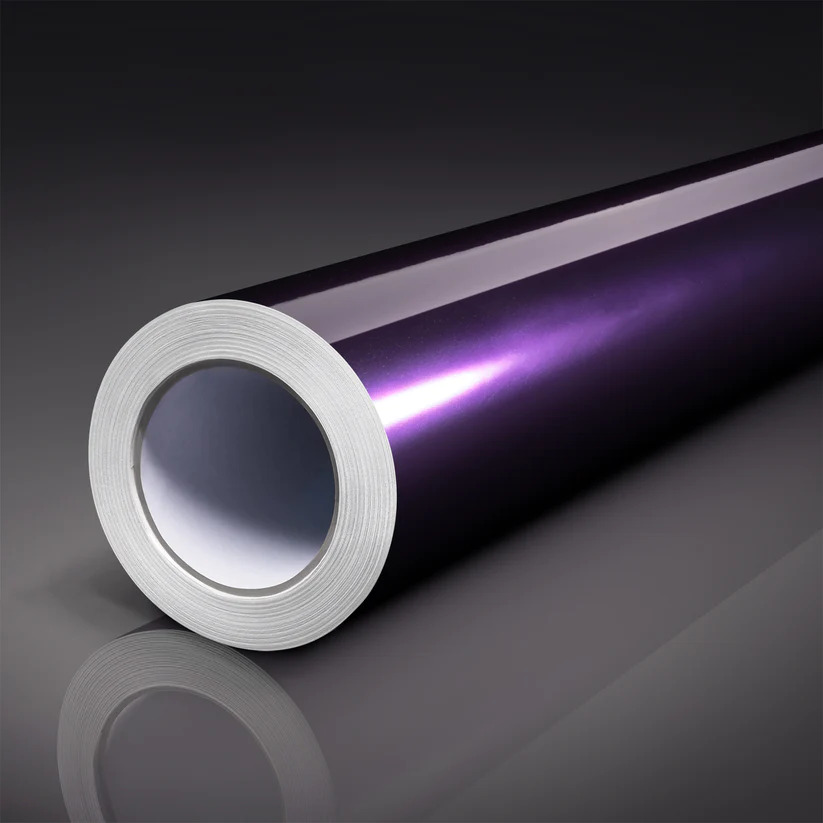Purple vinyl wrap